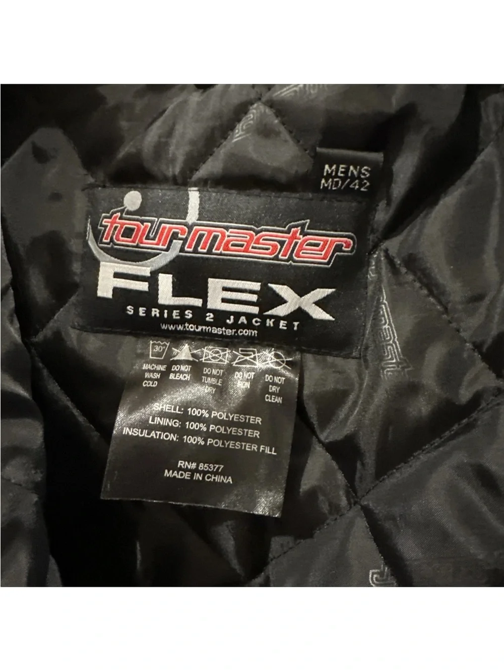 Tourmaster Flex Series 2 Men’s Motorcycle Performance Jacket Sz Medium, 42